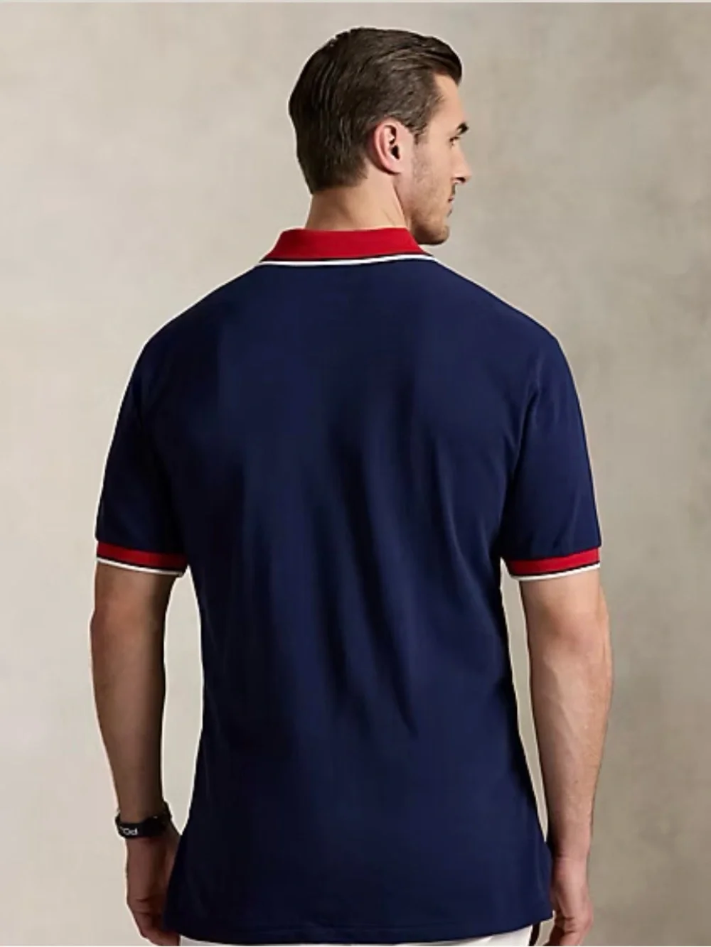 NWT Polo Ralph Lauren 3X 3XL Big Man's Blue, Red & White Cotton Mesh POLO